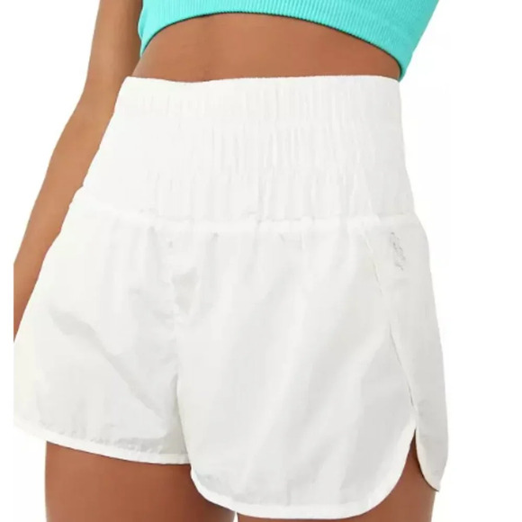 FP Movement by Free People Pants - FP Movement Women's The Way Home Shorts White EUC Size Large L Free People Lined
